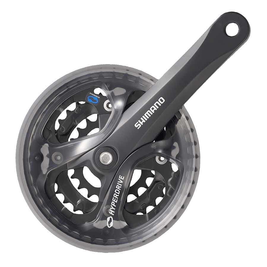 FRONT CHAINWHEEL, FC-M361-L, FOR REAR 8/7SPEED, 175MM, 42X32X22T, FOR HG- CHAIN, W/CG, CHAINCASE COMPATIBLE, BLACK, IND.PACK - Image 2