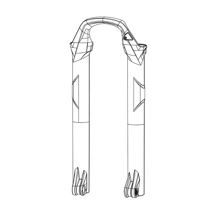 RockShox Lower Leg SID/RBA 2927+ DFBLK