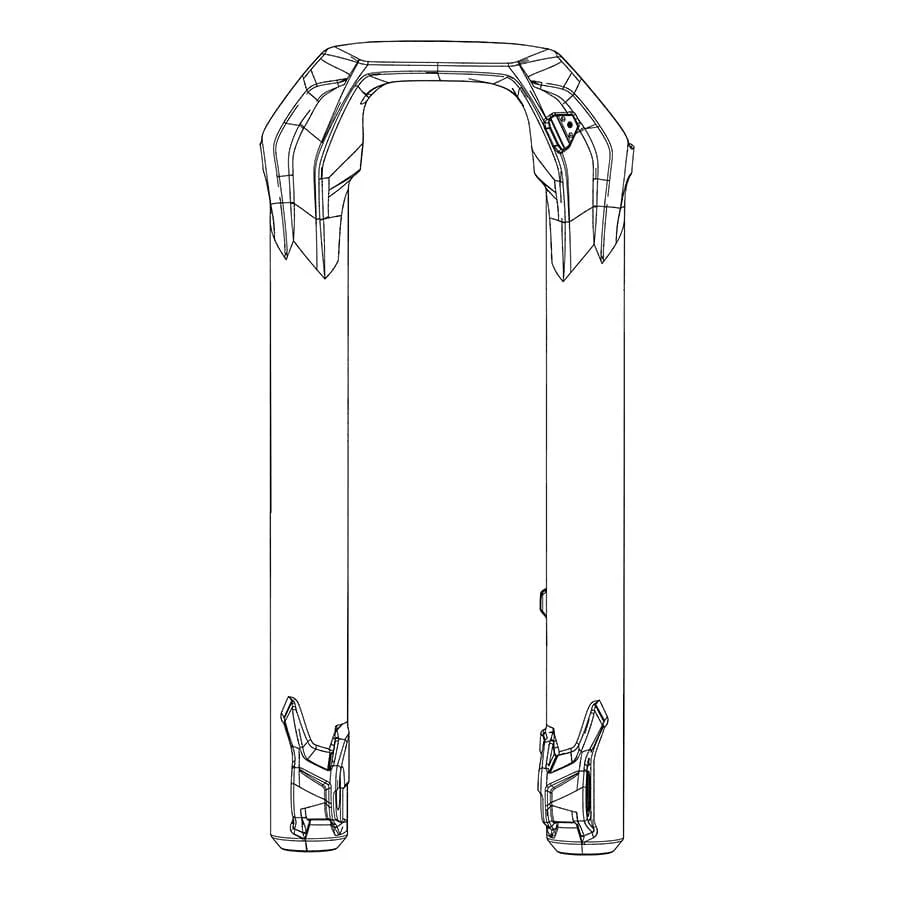 RockShox Lower Leg - BoXXer Ult Red
