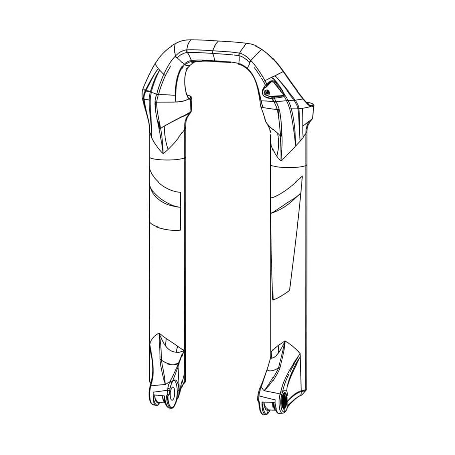 RockShox Lower Leg - Lyrik Ult 27 RED