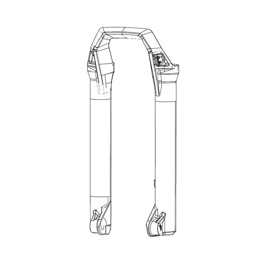 RockShox Lower Leg - ZEB Gloss Black