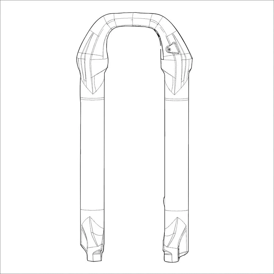 RockShox Lower Leg - 35G Fender