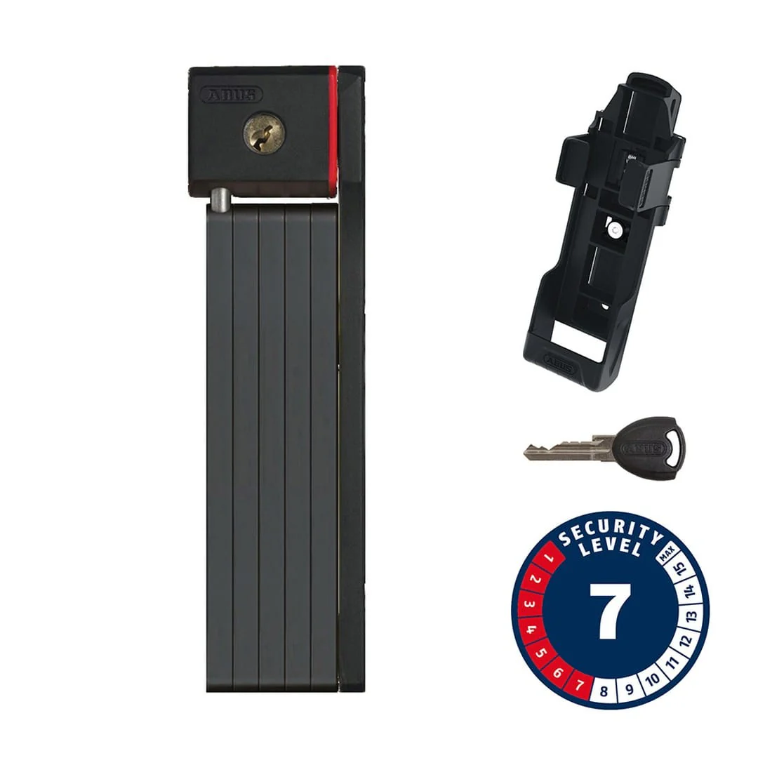 ABUS Bordo uGrip 5700 SH Folding Lock, Key, 80cm, 2.6', 5mm