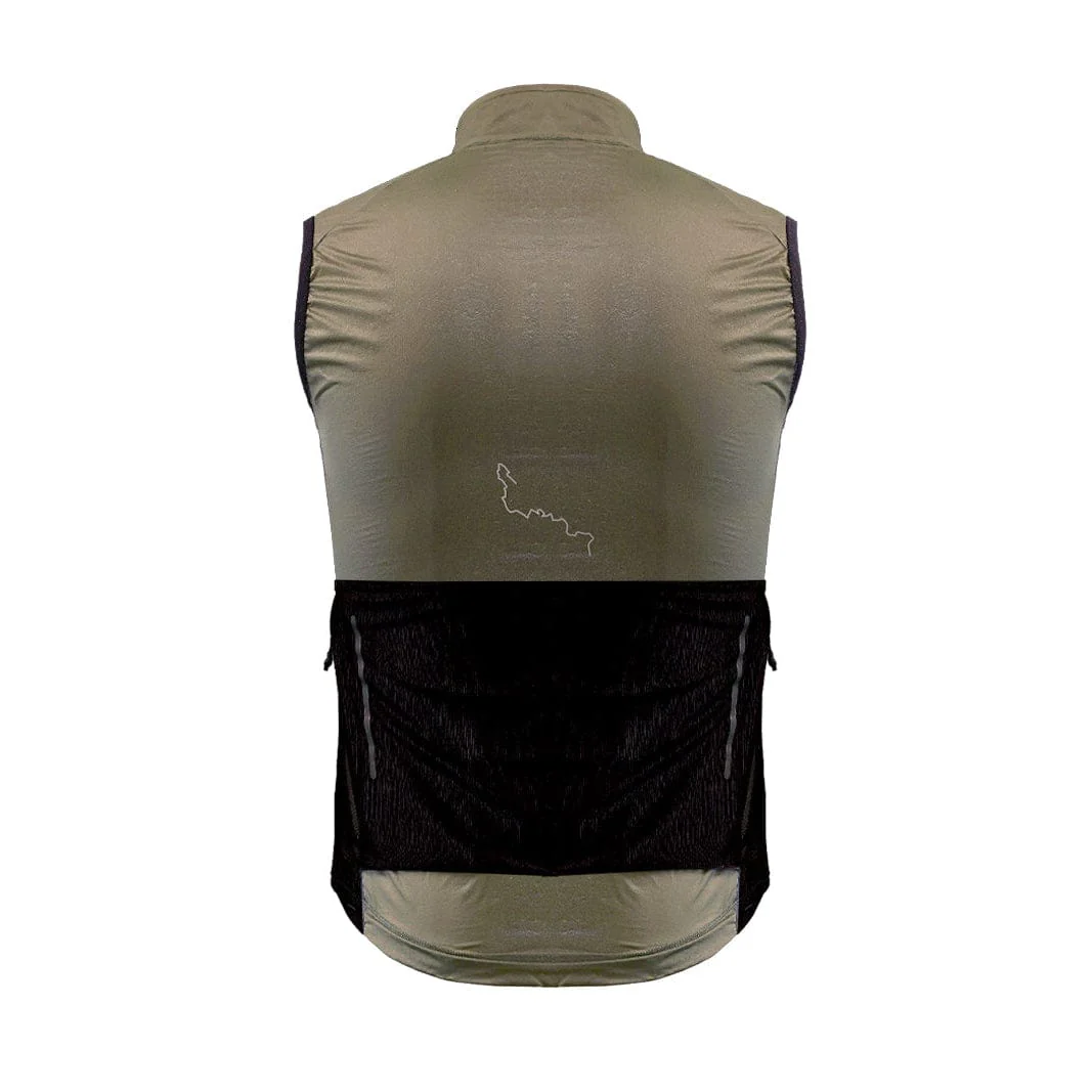 Albion Men's All Road Pertex Quantum Wind Gilet - Image 8