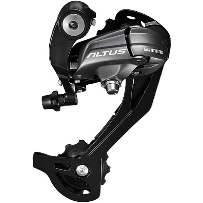 Shimano Altus SGS 9-Speed Rear Derailleur, RD-M370-L, Direct Attachment, Black