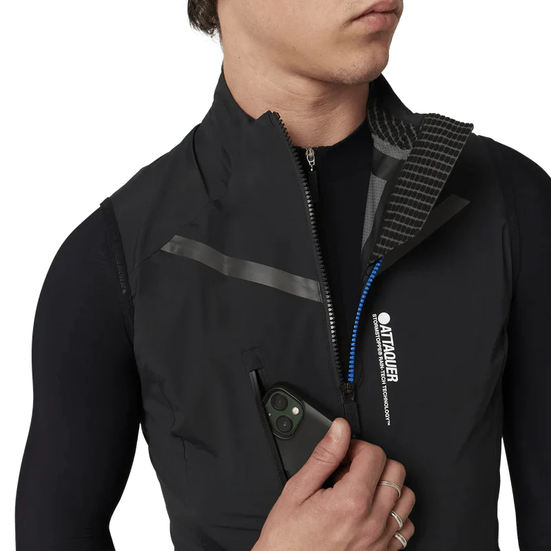Attaquer Men's Race Rain Gilet - Image 3