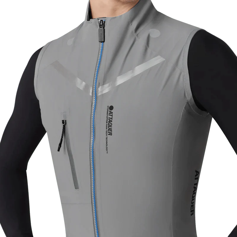 Attaquer Men's Race Rain Gilet - Image 4