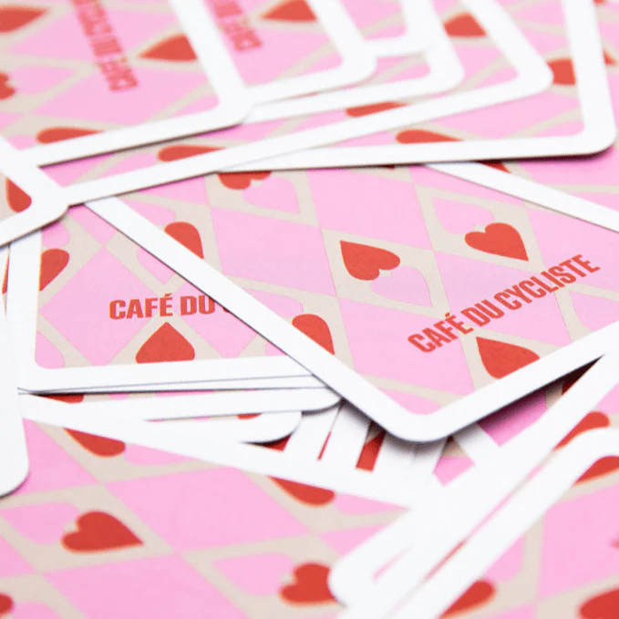 Café du Cycliste Deck of Cards Rosa - Image 2