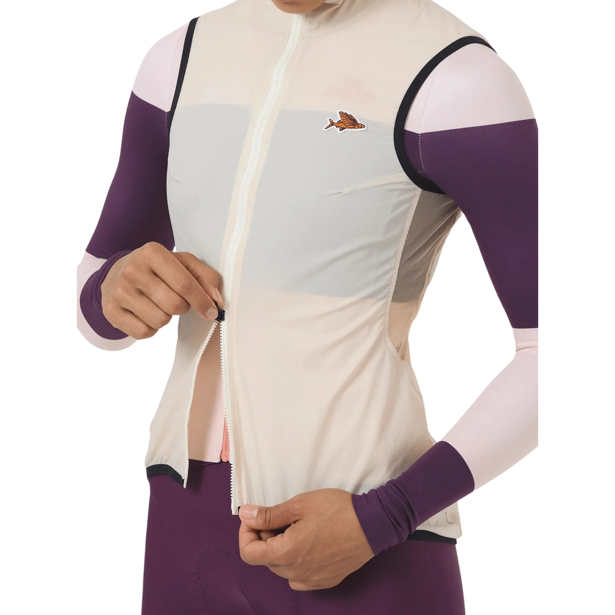 Café du Cycliste Women's Edith Windproof Gilet - Image 13