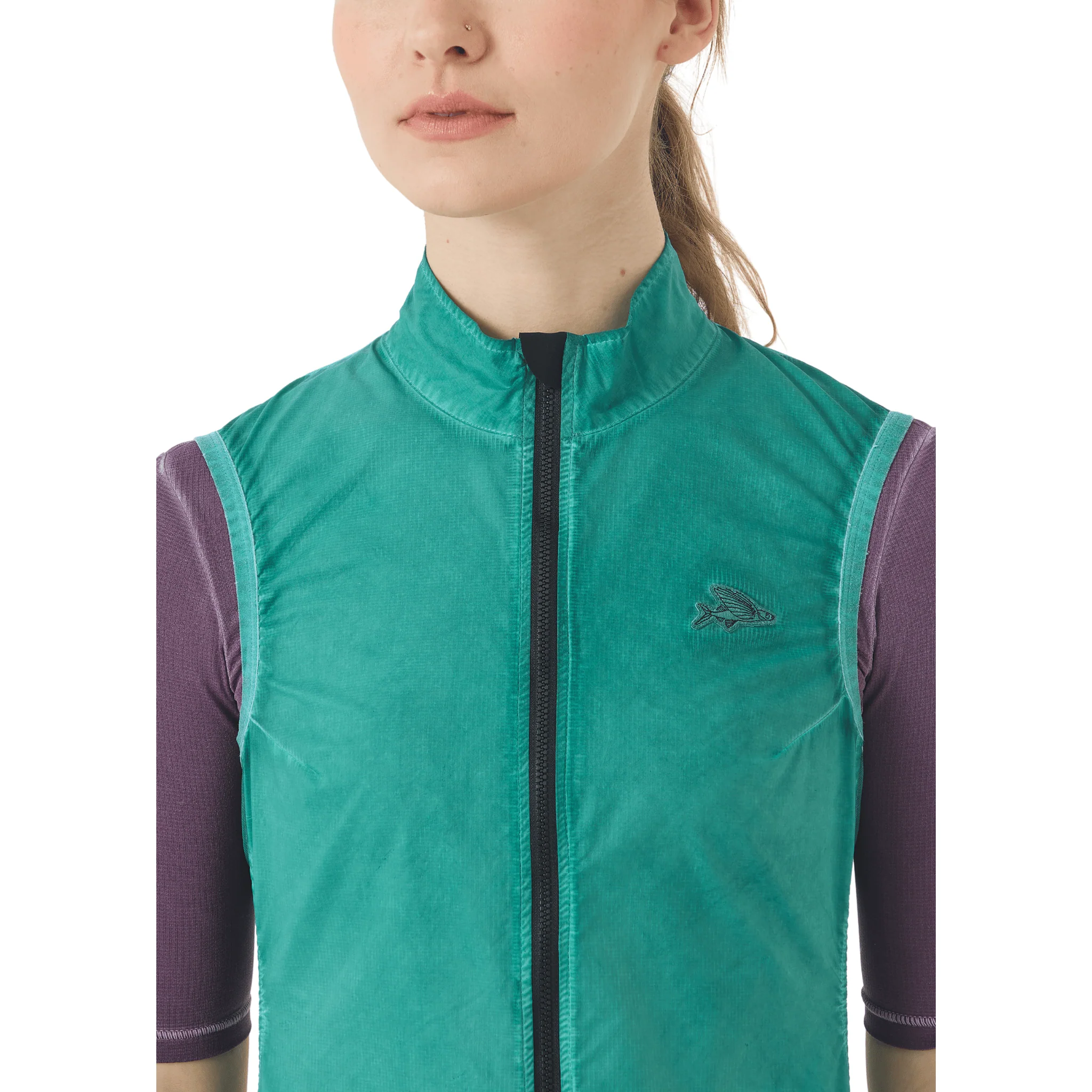 Café du Cycliste Women's Edith Windproof Gilet - Image 19