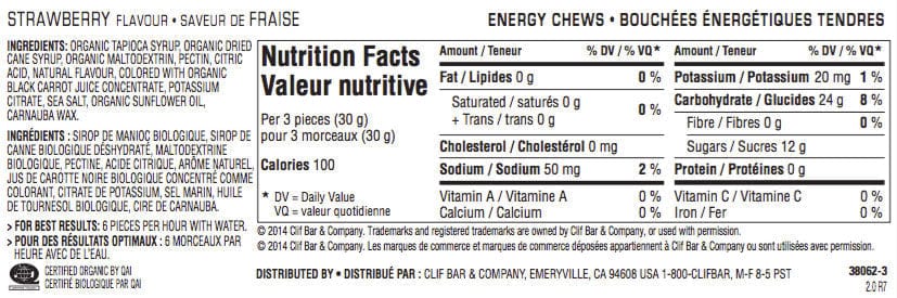 CLIF BLOKS Energy Chews Box of 18 - Image 6