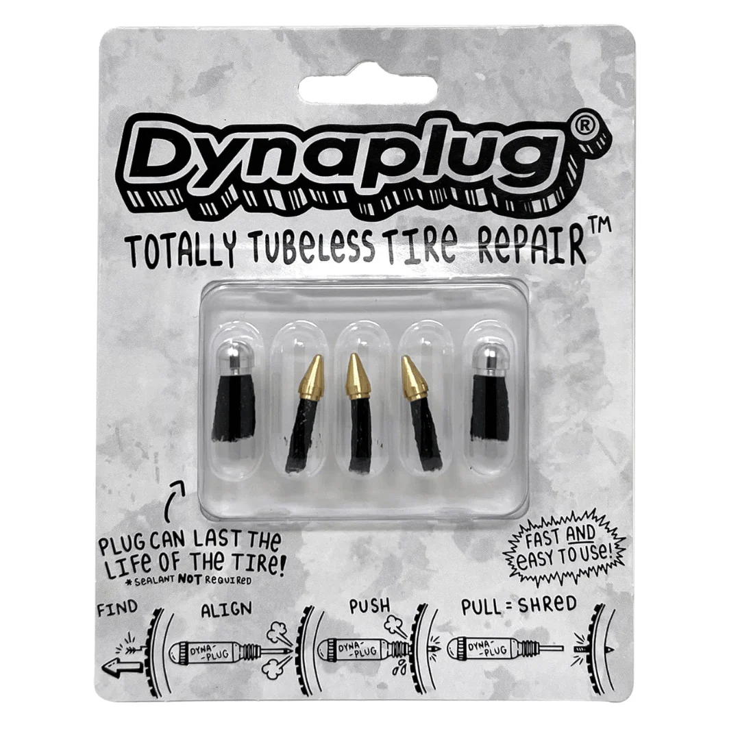 Dynaplug Pointed Soft Nose Tip + Megaplug Combo 5 pack of Tubeless Tire Repair Plugs