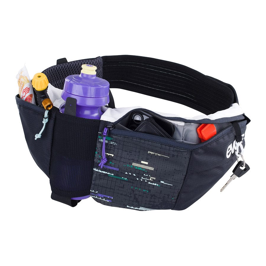 EVOC Hip Pouch Pro 1.5L + Drink Bottle Black - Image 3