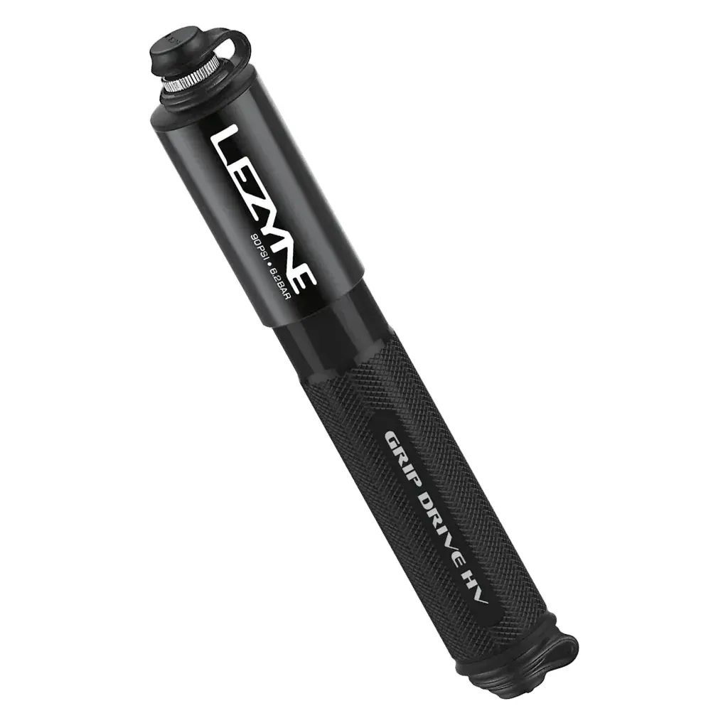Lezyne Grip Drive HV Pump ABS Flip Chuck 90PSI