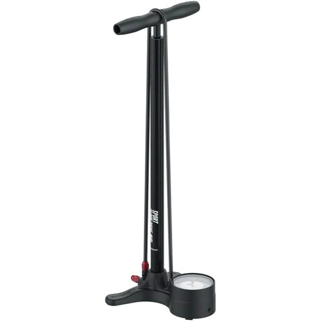 Lezyne Sport Floor Drive Floor Pump Grey, ABS-1 Pro Chuck, 220psi