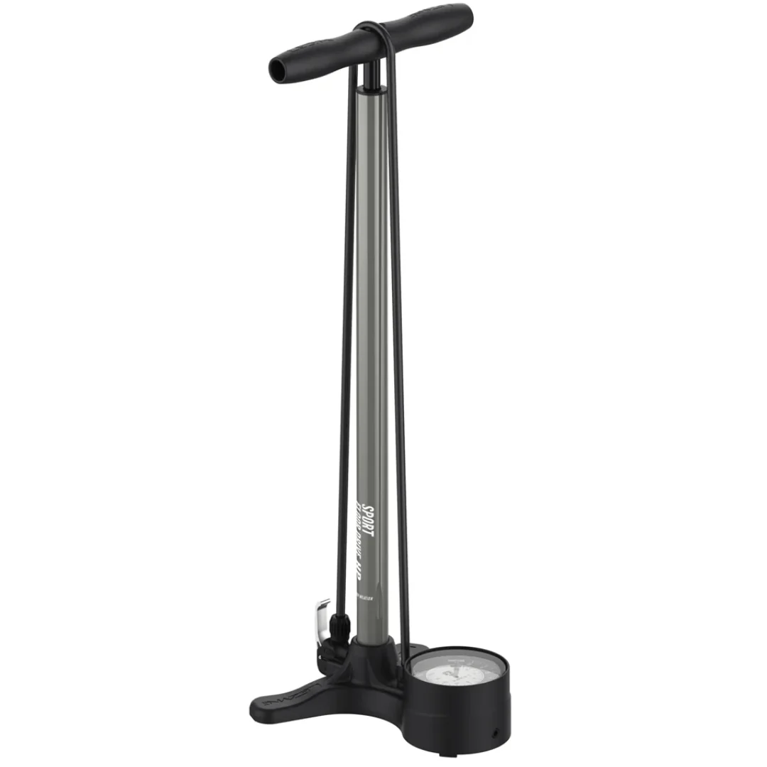 Lezyne Sport Floor Drive Floor Pump, Dual Valve Head, 220psi
