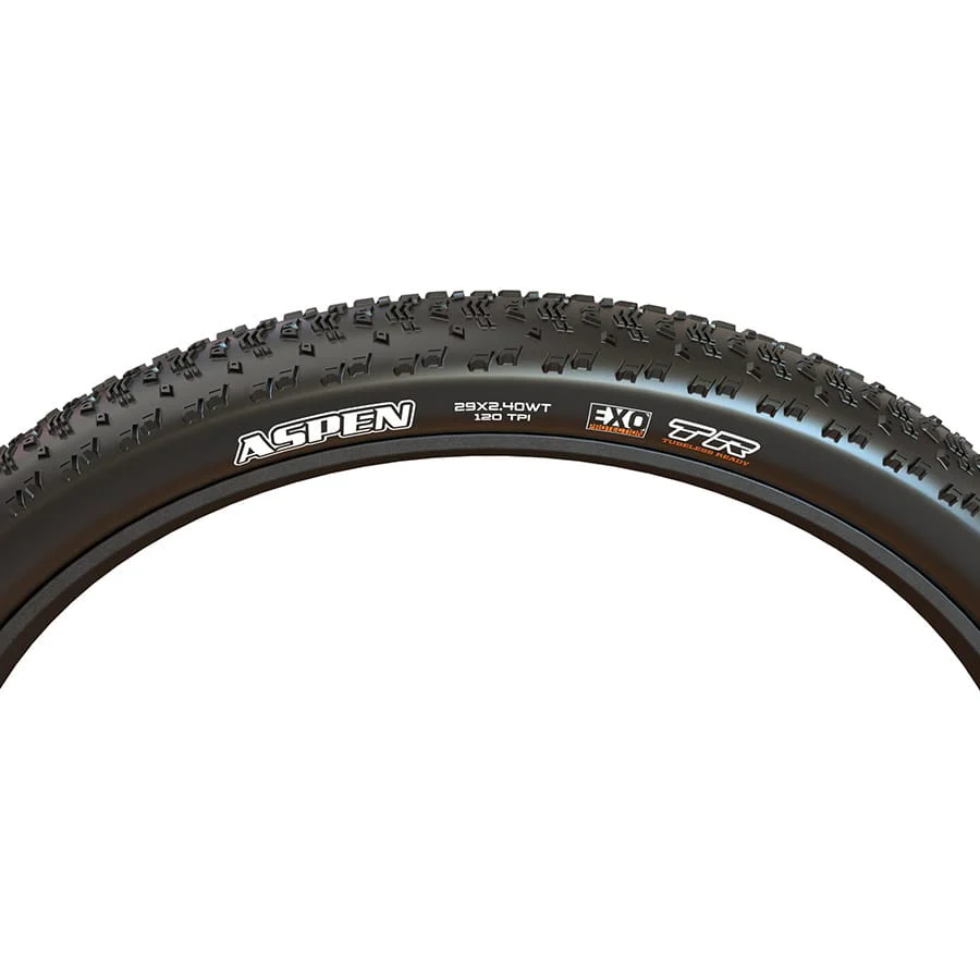 Maxxis Aspen 29"x2.40, Tubeless Ready, MaxxSpeed, EXO, Wide Trail, 120TPI - Image 3