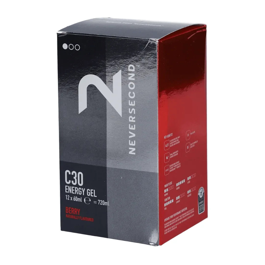 Neversecond C30 Energy Gel 12-Unit Box