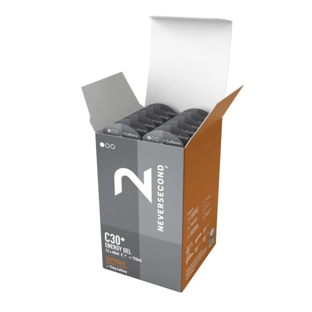 Neversecond C30+ Energy Gel Box of 12