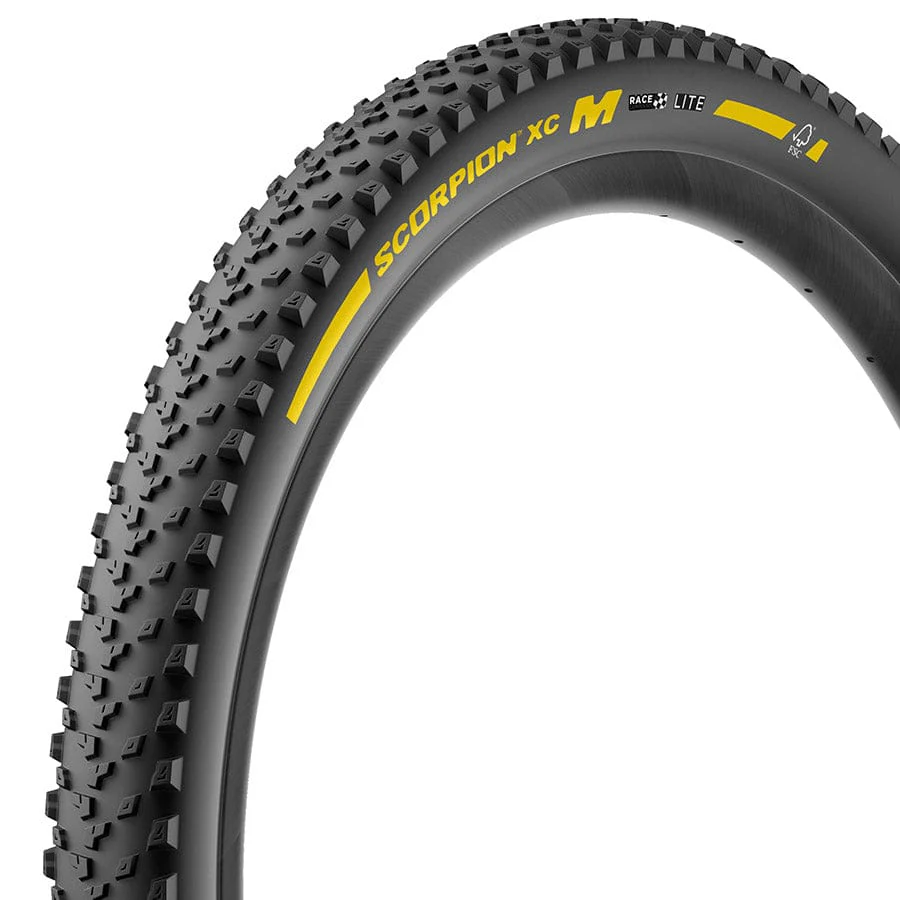 Pirelli Scorpion XC M Mountain Tire, 29x2.40, Folding, Tubeless Ready, SmartGRIP, ProWALL Yellow