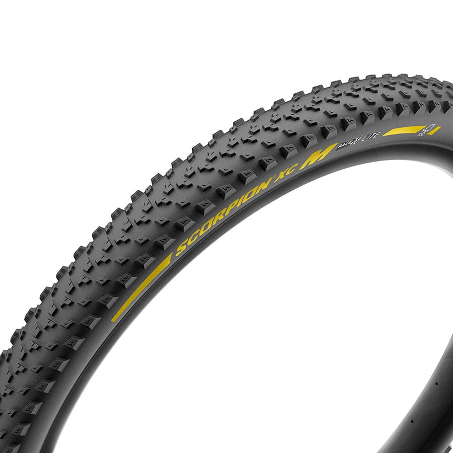 Pirelli Scorpion XC M Mountain Tire, 29x2.40, Folding, Tubeless Ready, SmartGRIP, ProWALL Yellow - Image 3
