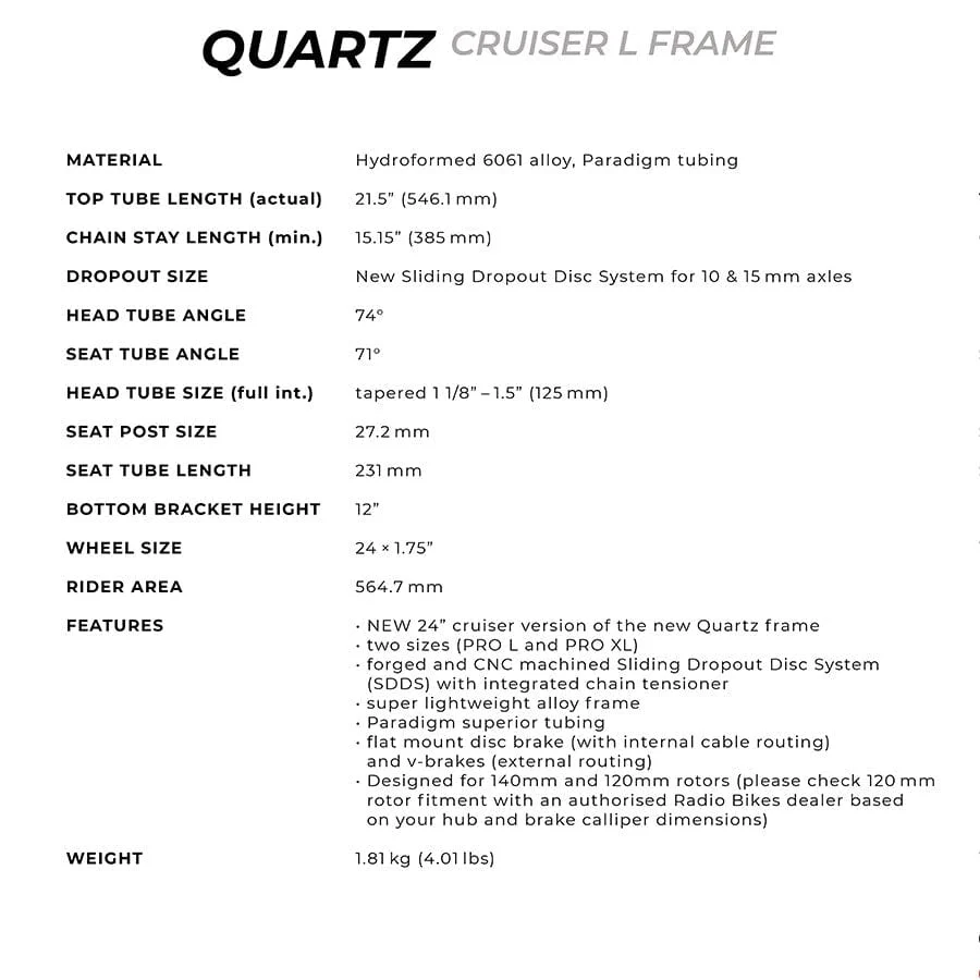 Radio Raceline Quartz Cruiser L - Image 3