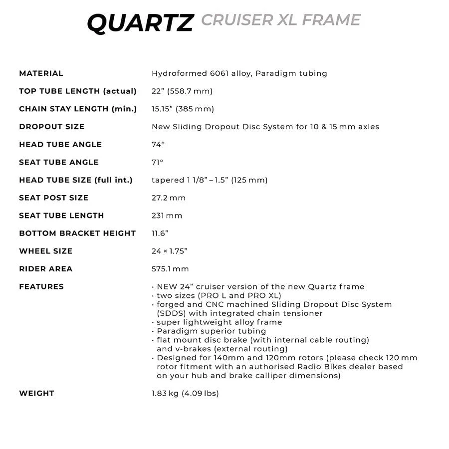 Radio Raceline Quartz Cruiser XL - Image 3