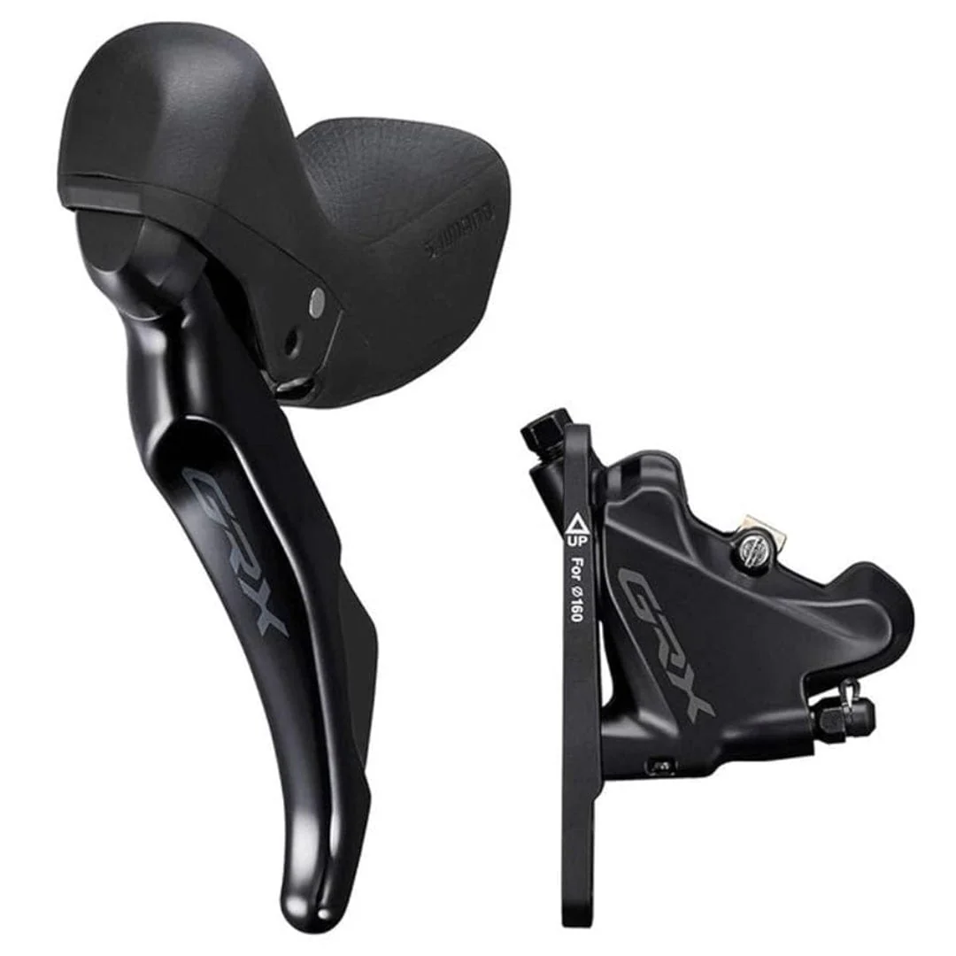 Shimano DISC BRAKE ASSEMBLED SET/J-KIT, GRX, ST-RX400(L), BR-RX400(F), RESIN(W/FIN), SM-BH90 BLACK