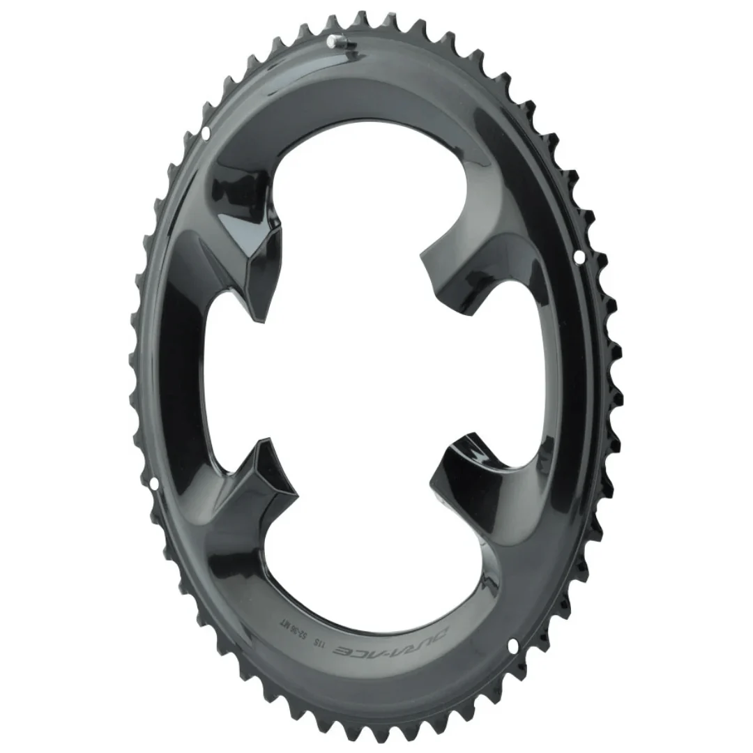 Shimano, Dura Ace FC-R9100, 52T Chainring, MT, 11sp, BCD: 110, Aluminum, Black