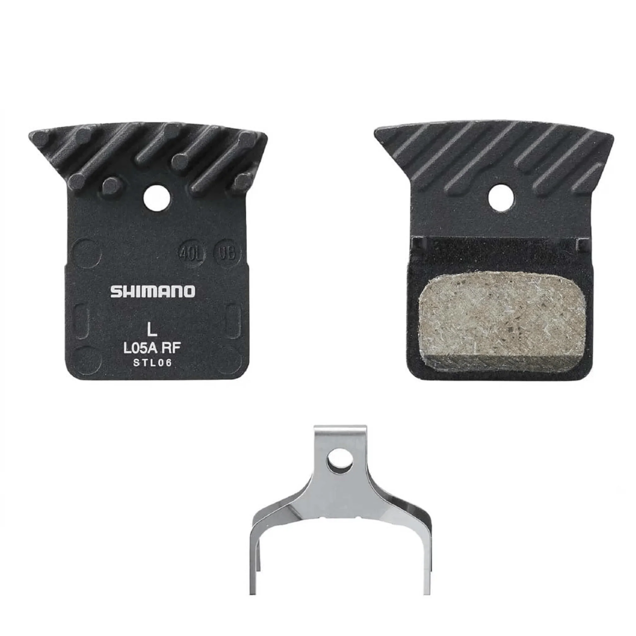 Shimano L05A-RF Resin Disc Brake Pad w/Fin Bulk Single Unit - Image 2