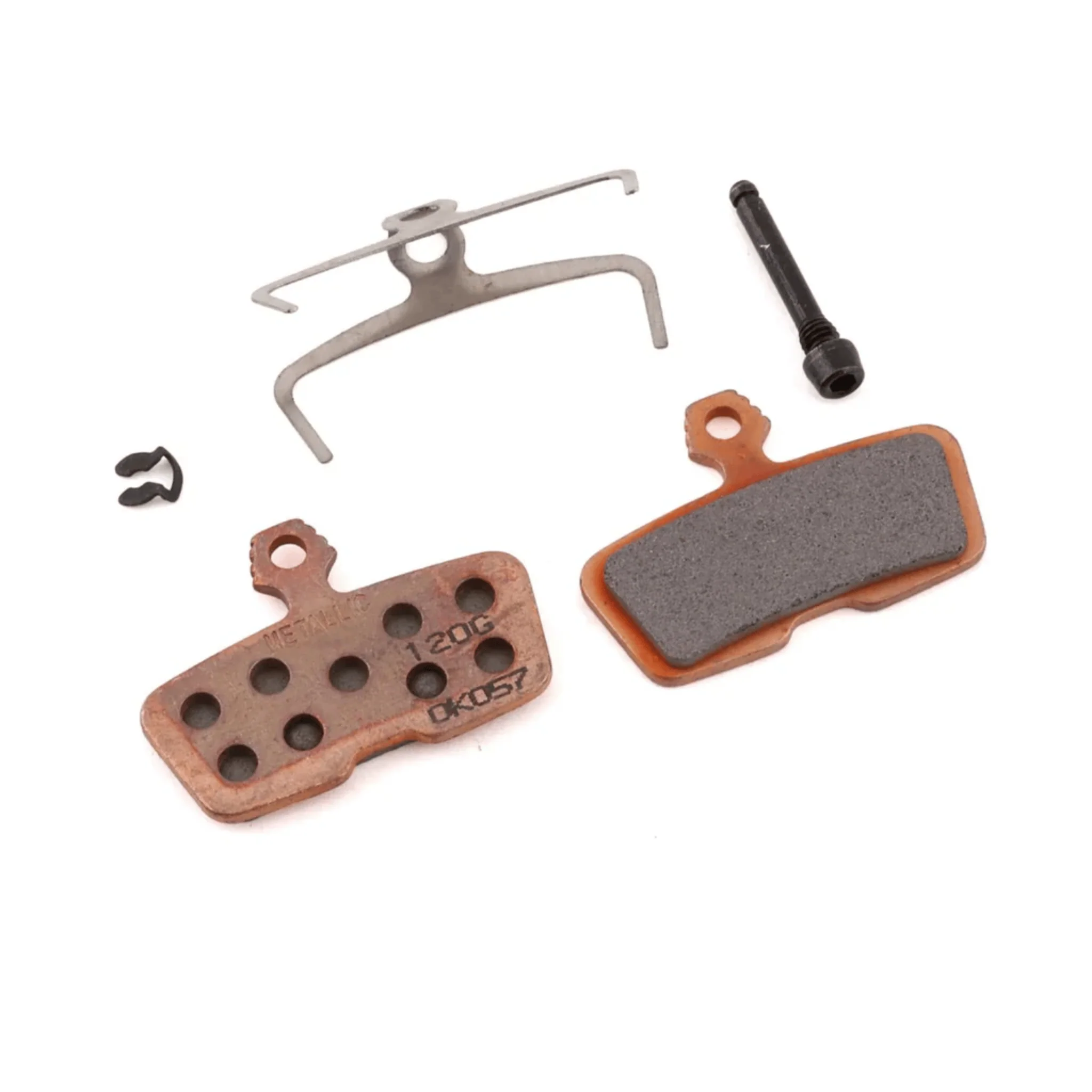 SRAM Code 2011+ Sintered Steel Powerful Disc Brake Pads W/O Spring - Bulk Single Pair - Image 2