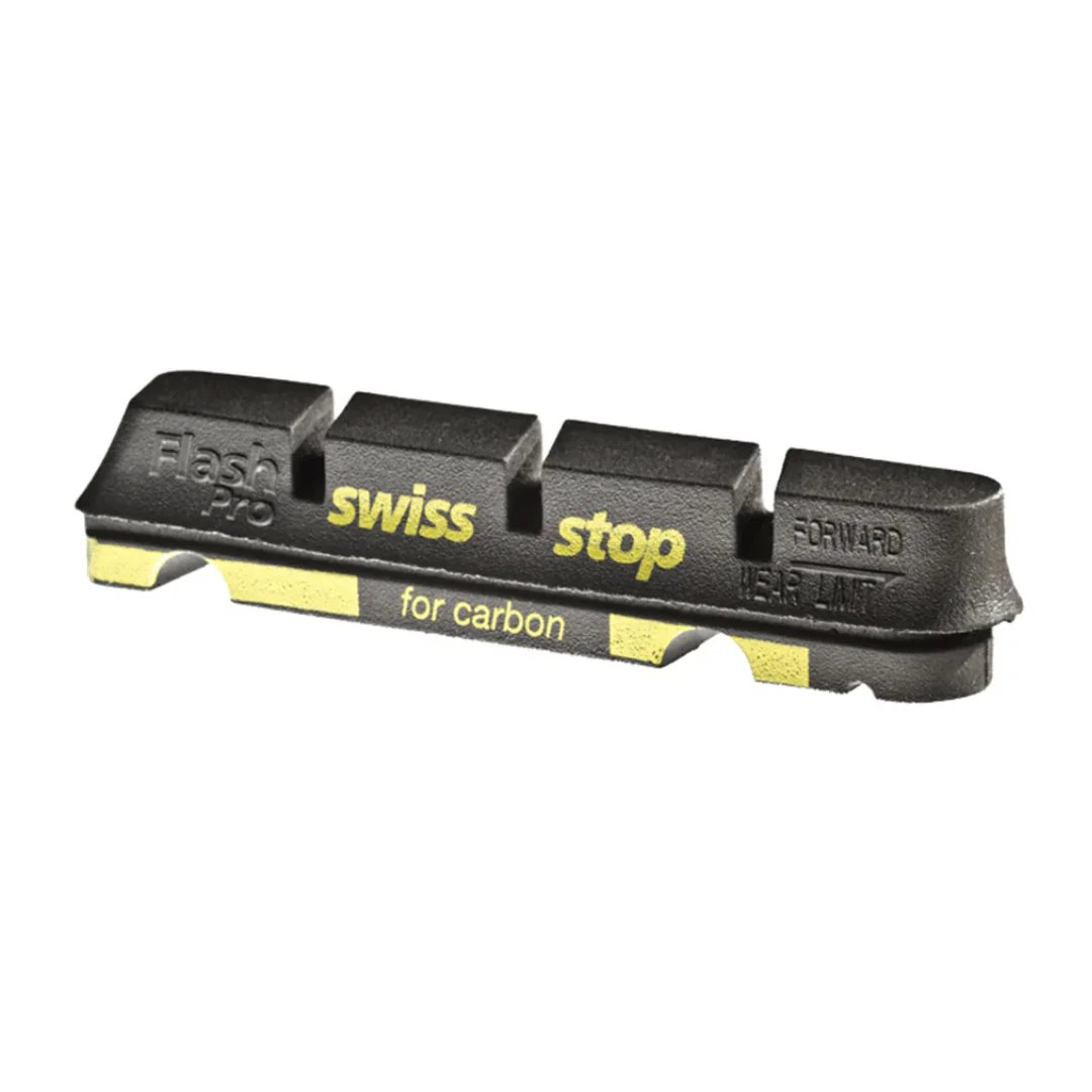 SwissStop FlashPro Replacement pads for carbon rims Shimano Black Prince Pack of 4