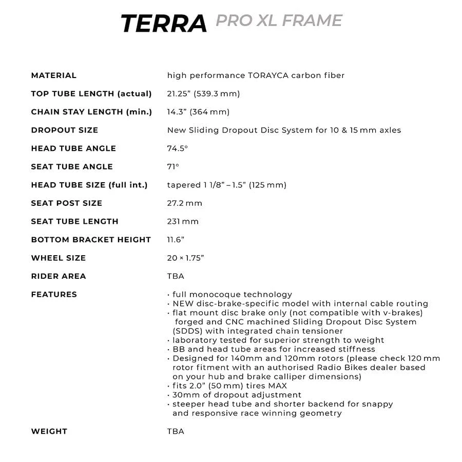 Radio Raceline Terra Disc Pro XL - Image 2