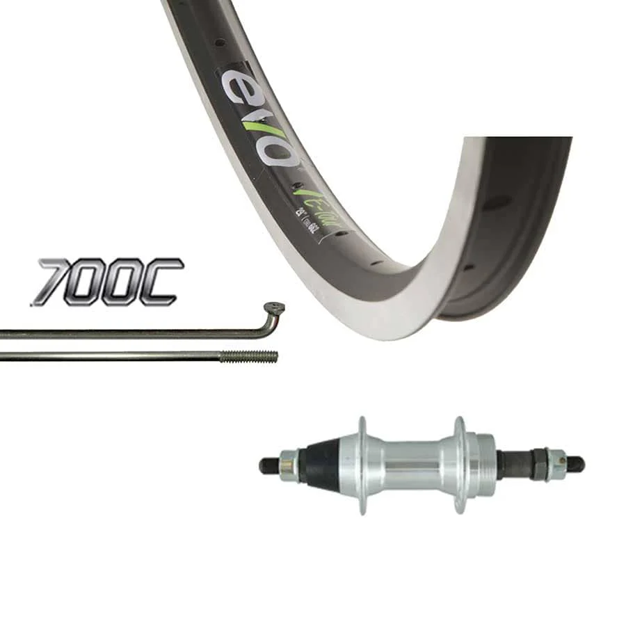Wheel Shop Touring - 700C - Evo Tour 19 Black/Stainless - Image 3