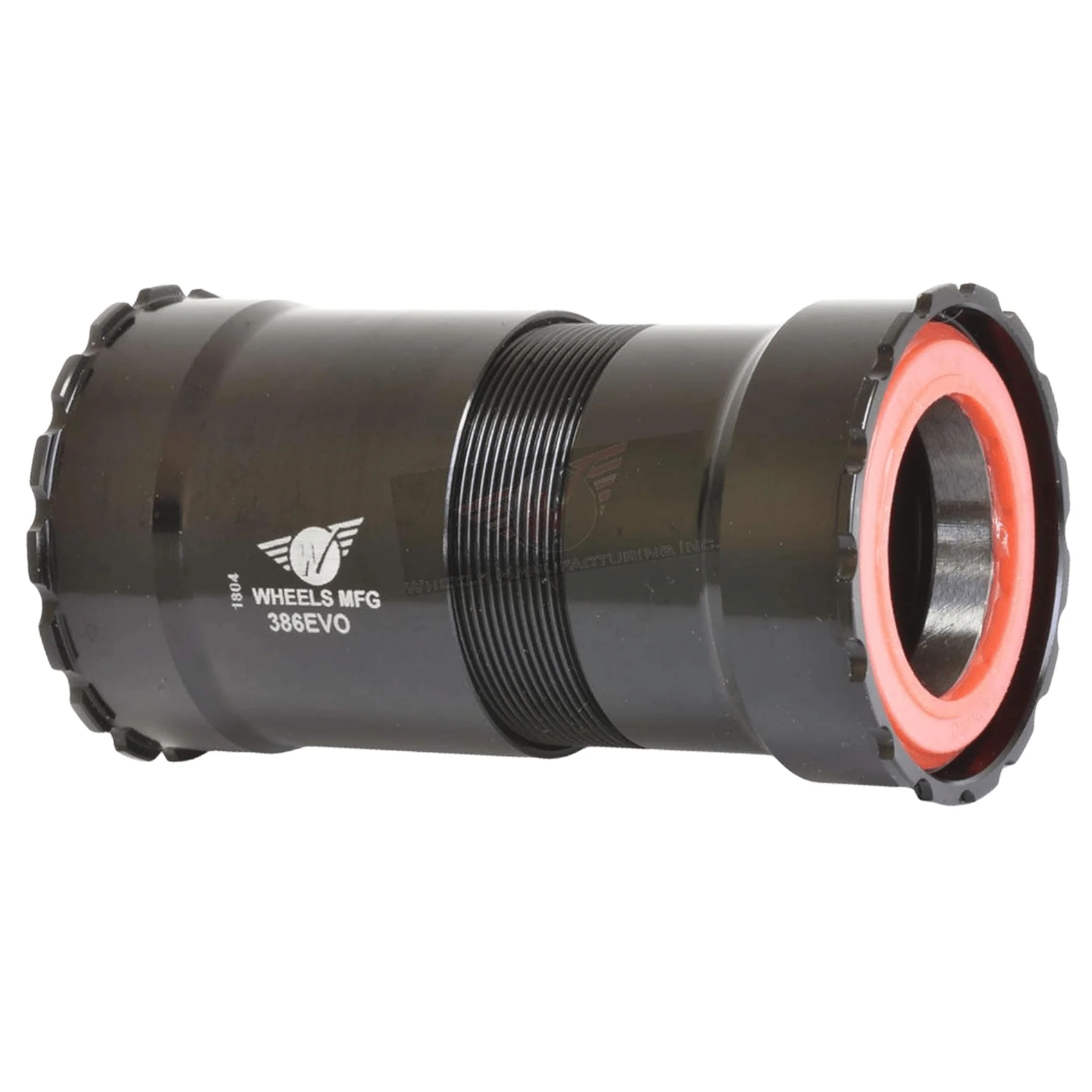 Wheels Manufacturing 386EVO Thread-Together Bottom Bracket - DUB Spindle, ABEC-3 Bearing, Black